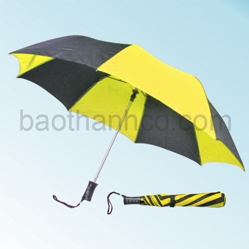 DÙ GẤP 2 CÁN NHỰA R60-003